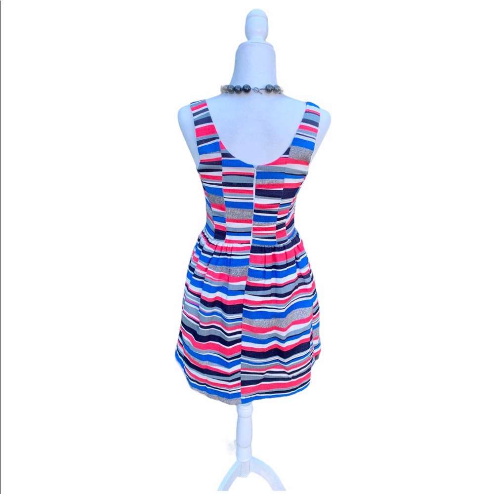 Aqua striped sundress. Size small. EUC. - Picture 4 of 7